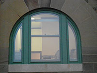 Oriel/Cottage Style Window, Monumental Allied One Lite Double Panel with Standard Clips - Old-Stoney - Frankfurt City Buildingg - Frankfurt, KY